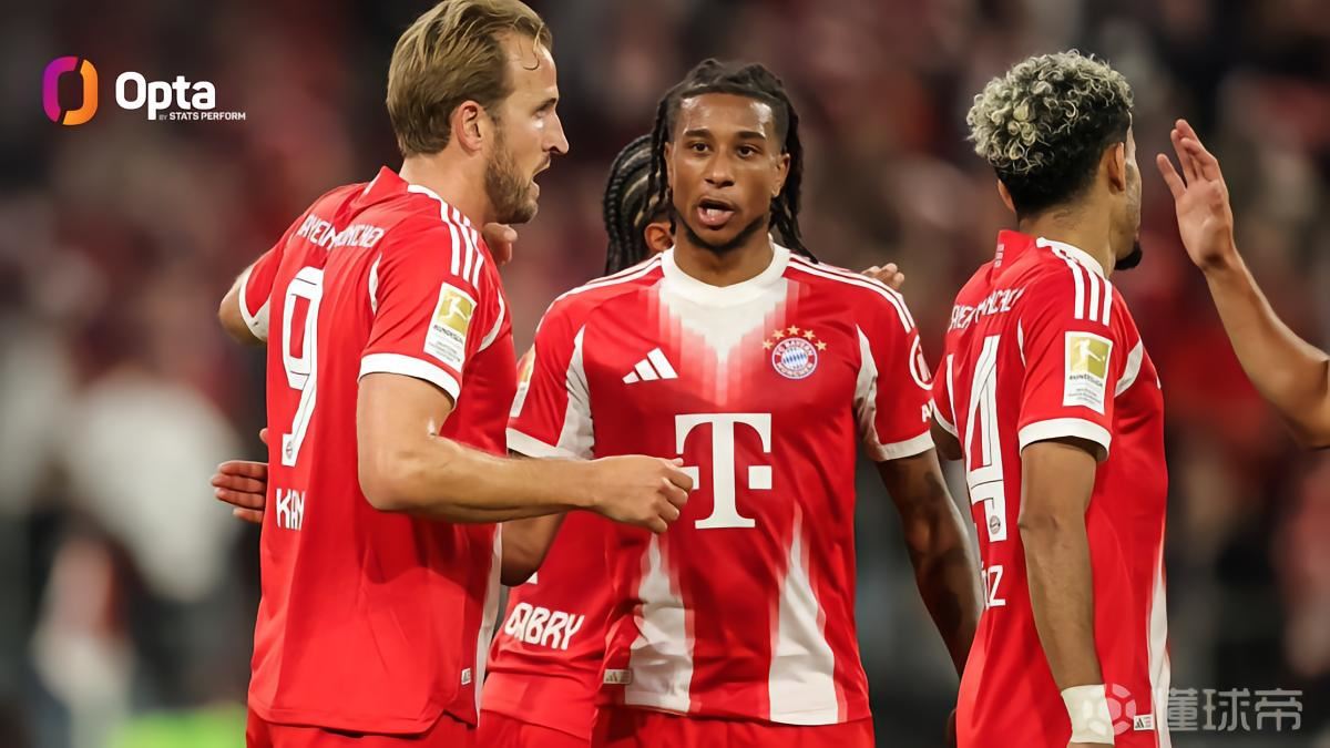 自MSN以来，凯恩、迪亚斯和奥利塞是首组单赛季100球的三人组