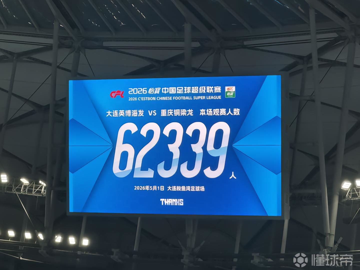 今日有3场比赛观众数超6万，赣超揭幕战60163人今年业余最高