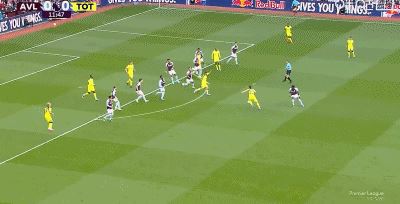 半场：热刺2-0维拉，加拉格尔世界波，里沙利松破门